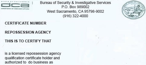 Pass the CA repo license test